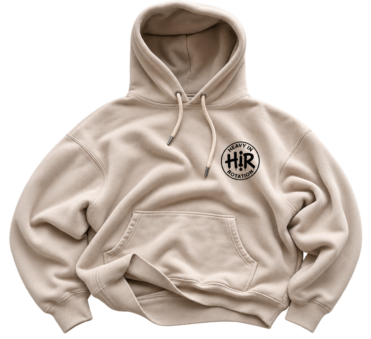 CREAM CIRCLE HOODIE