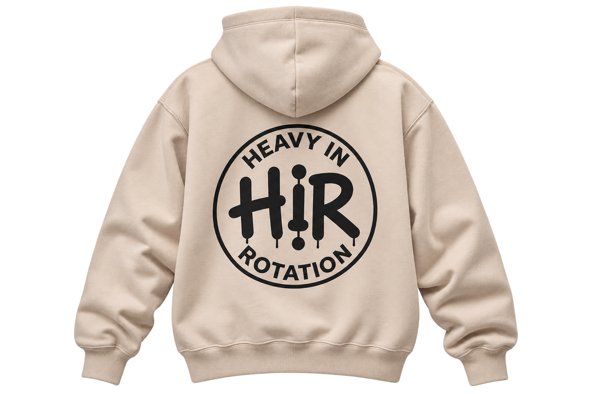 CREAM CIRCLE HOODIE