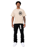CREAM CIRCLE TEE