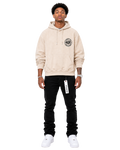 CREAM CIRCLE HOODIE