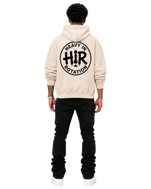 CREAM CIRCLE HOODIE