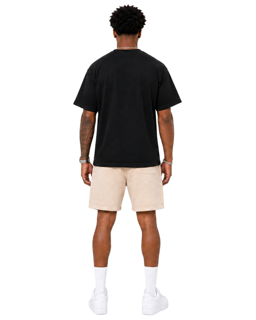 CIRCLE CREAM SHORTS
