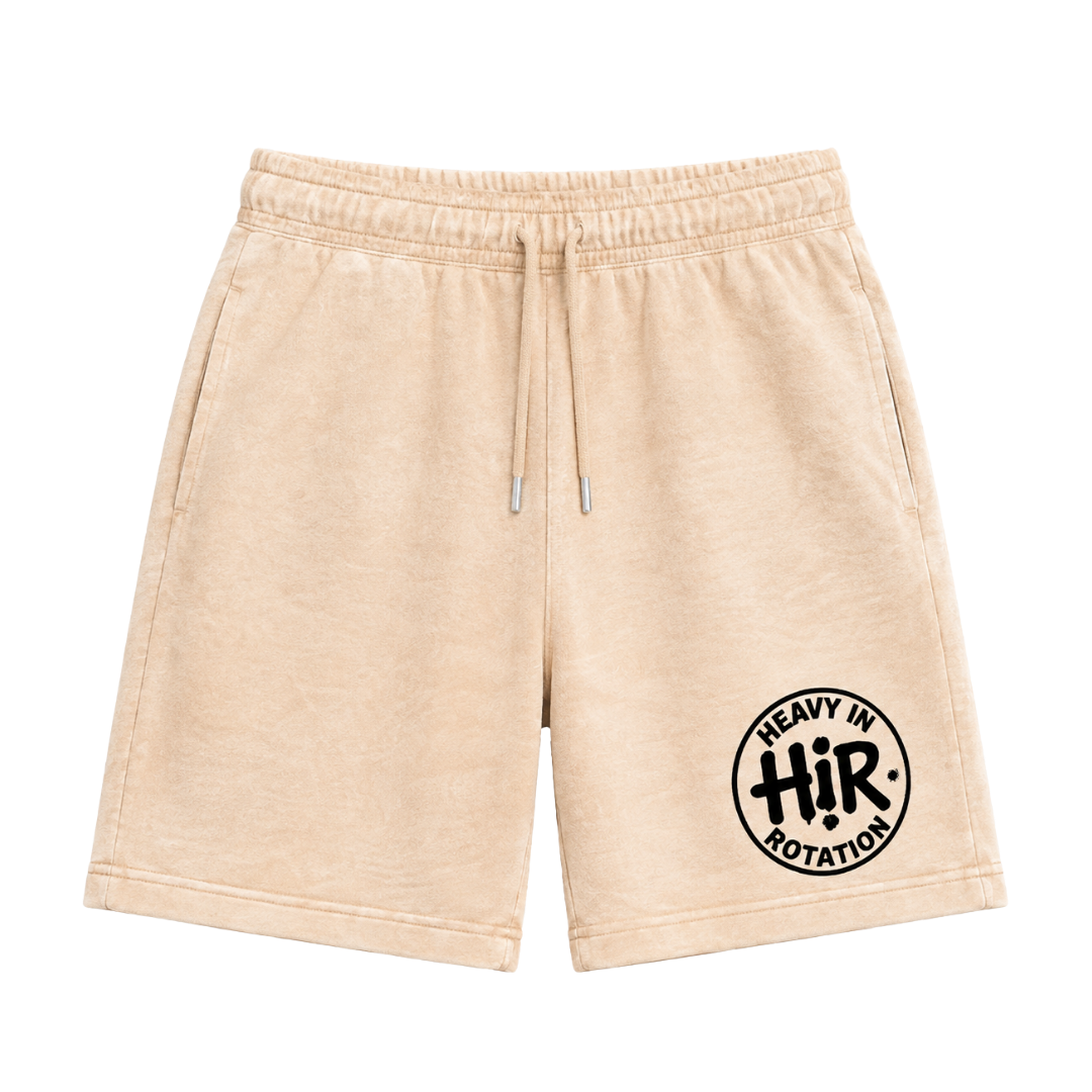 CIRCLE CREAM SHORTS