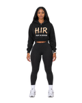 MELTED CROP HOODIE