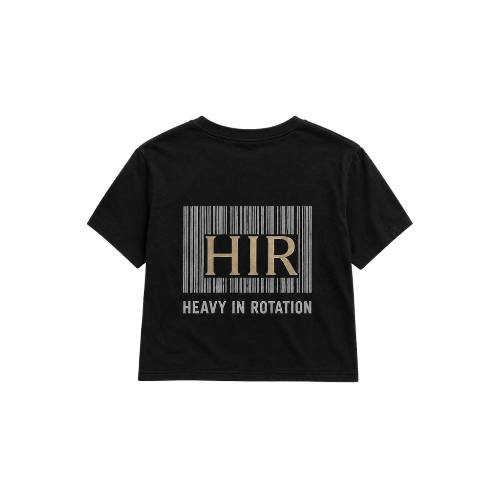 BARCODE CROP TEE
