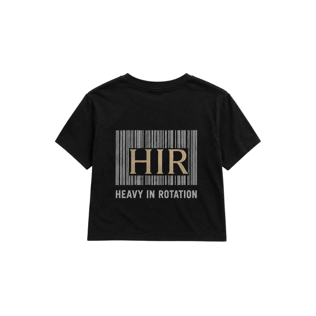 BARCODE CROP TEE