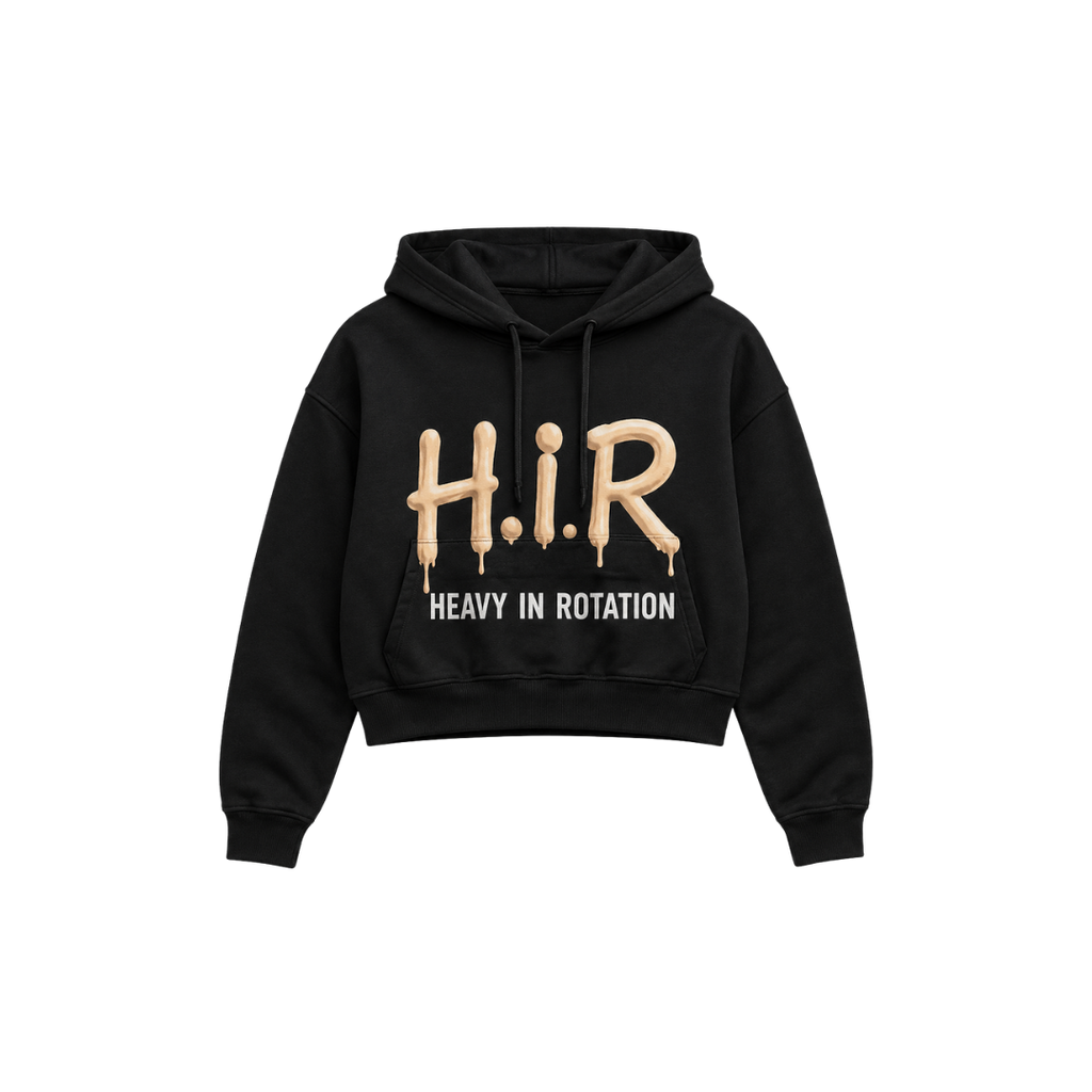 MELTED CROP HOODIE