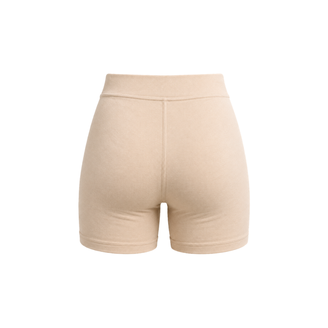 CREAM SCULPT BIKER TIGHTS