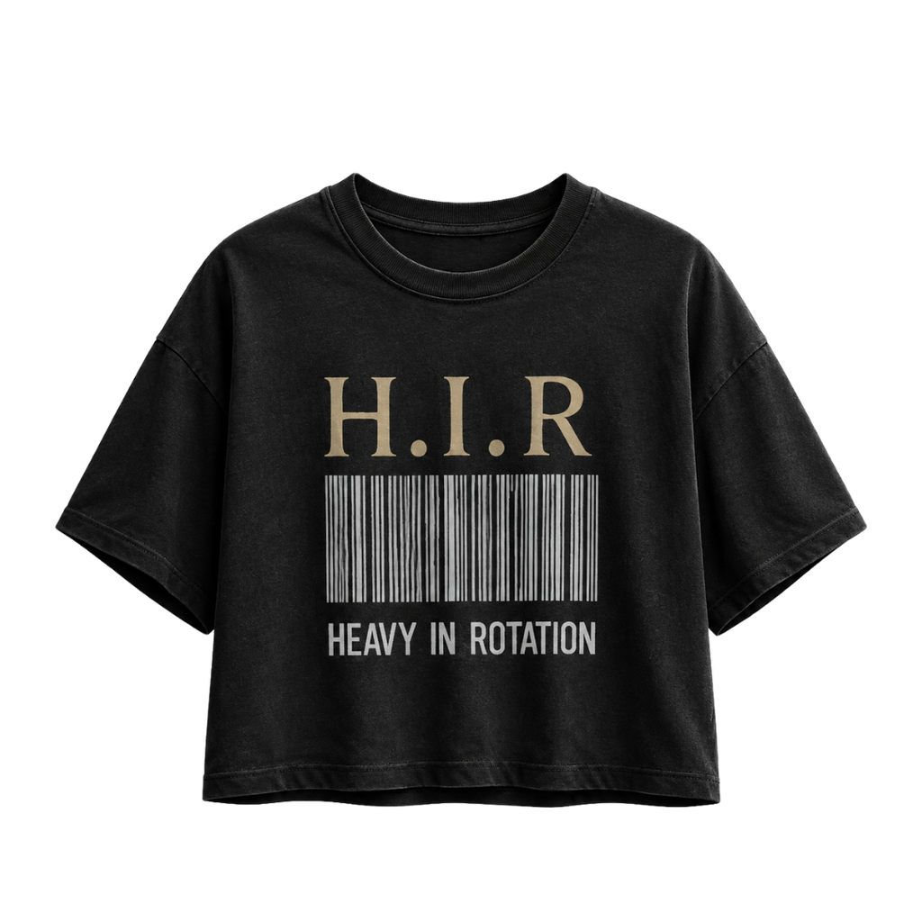 BARCODE CROP TEE