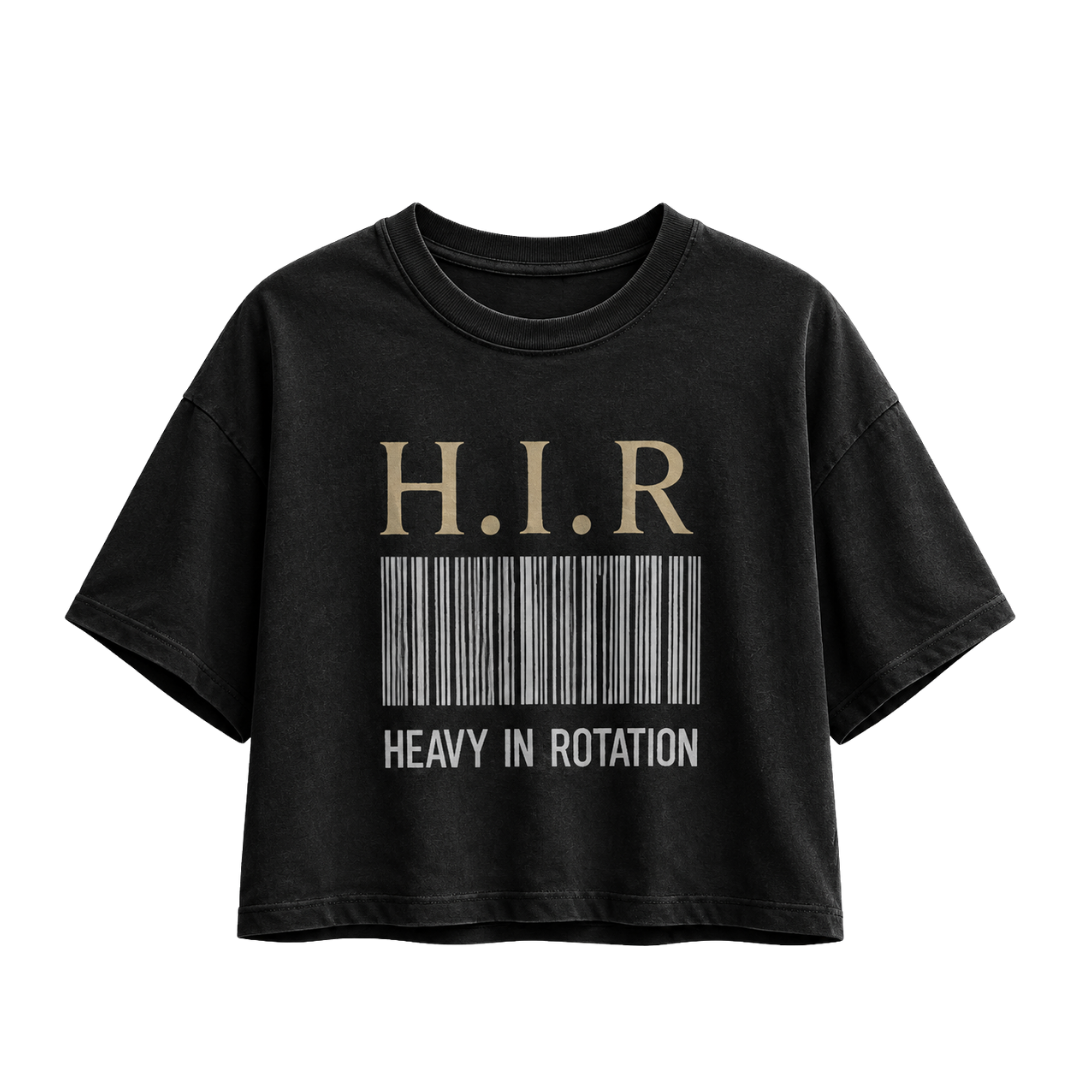BARCODE CROP TEE