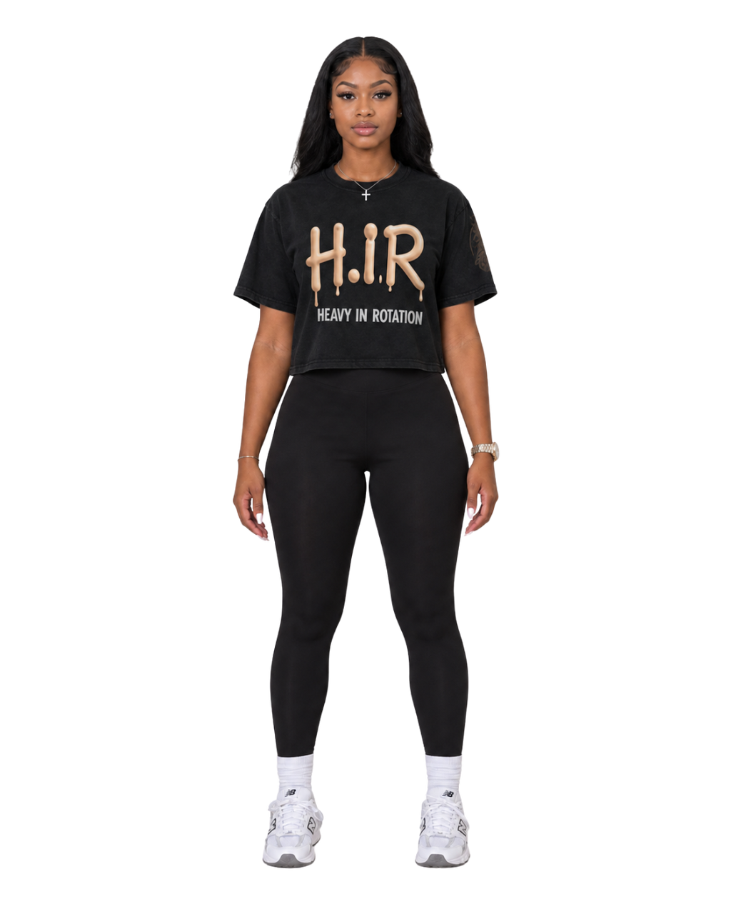 MELTED CROP TEE