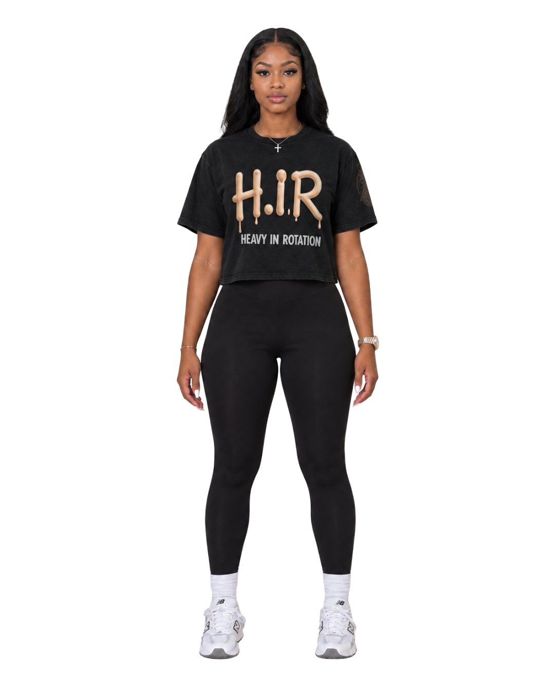 MELTED CROP TEE